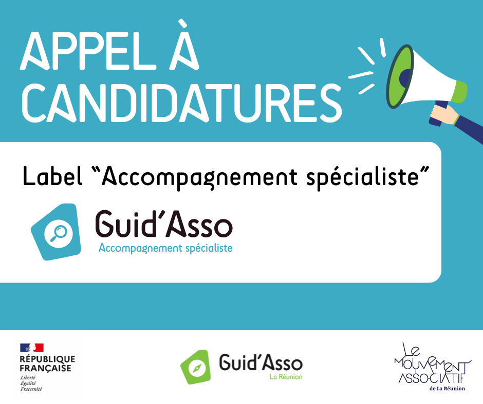 Appel à candidatures : Label « Guid’Asso Accompagnement spécialiste »